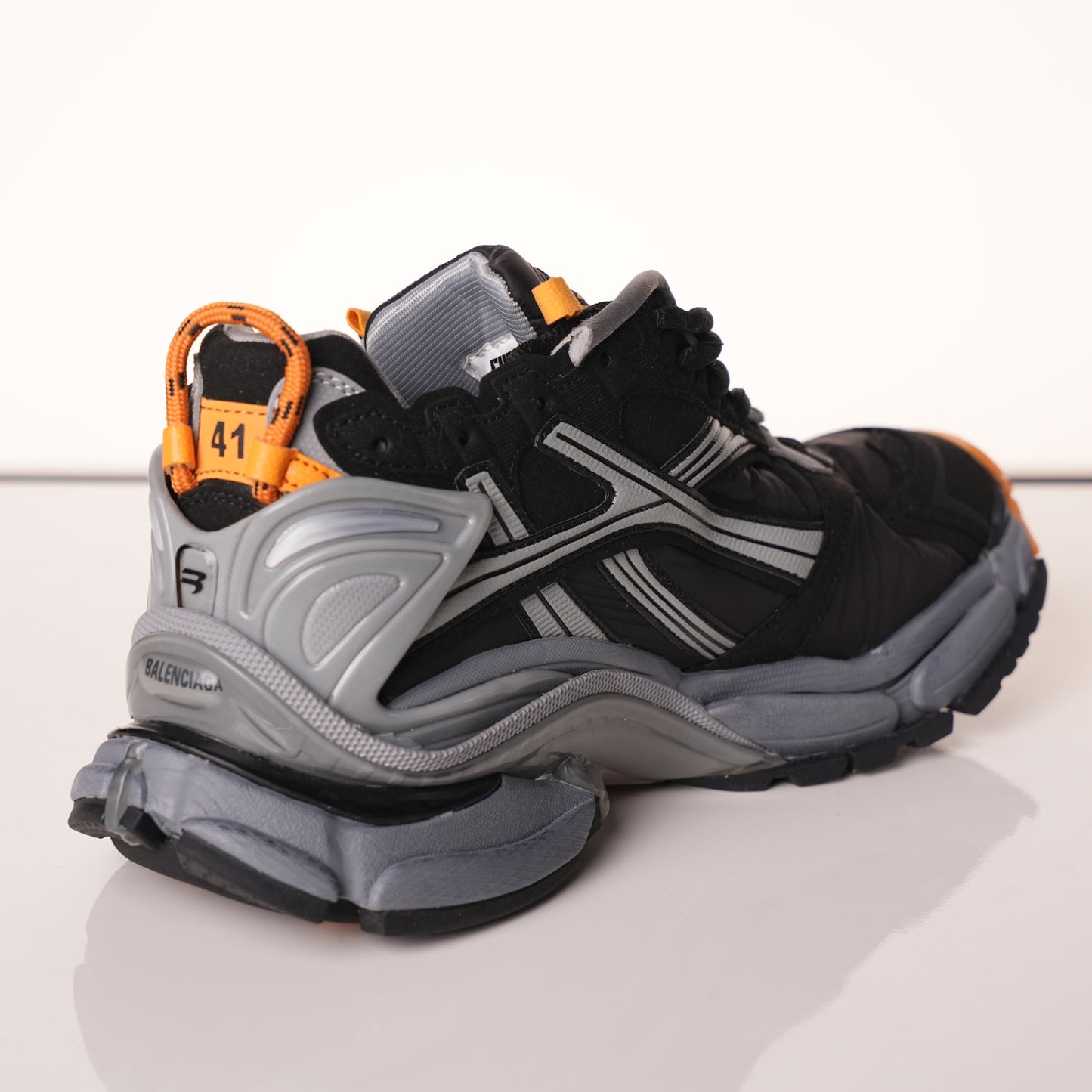 Balenciaga Runner Sneaker 'Black Fluo Orange' 772774 W3RNY 1878