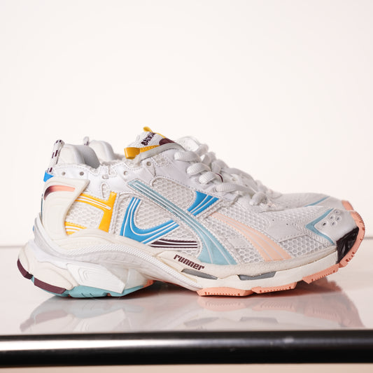 Balenciaga Runner Sneaker 'White Blue Yellow'