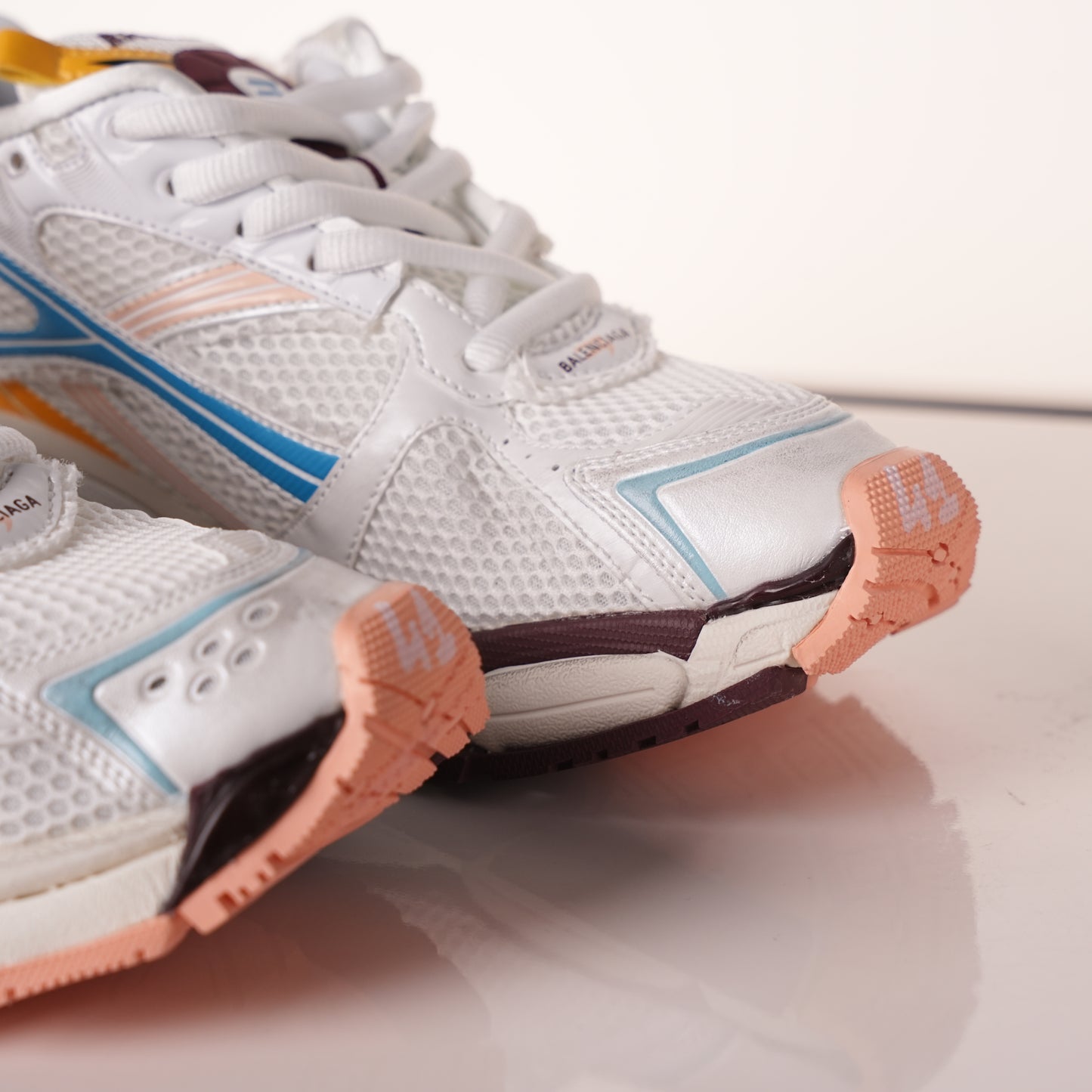 Balenciaga Runner Sneaker 'White Blue Yellow'